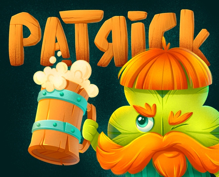 PATRICK. Бренд-персонаж ирландского паба