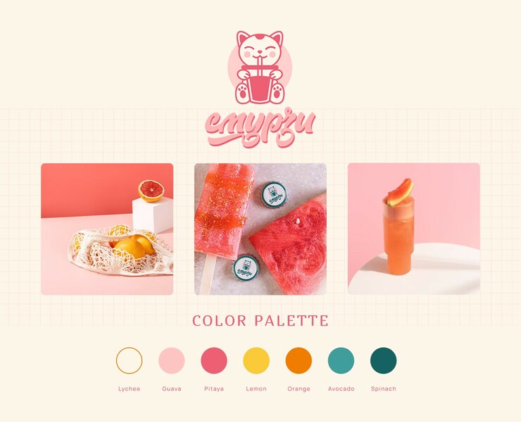 Смузи-бар "Смурзи" | Smoothie bar brand identity
