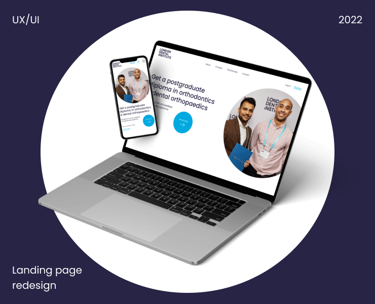 London Dental Institute | home page redesign — Интерфейсы, Брендинг на Dprofile