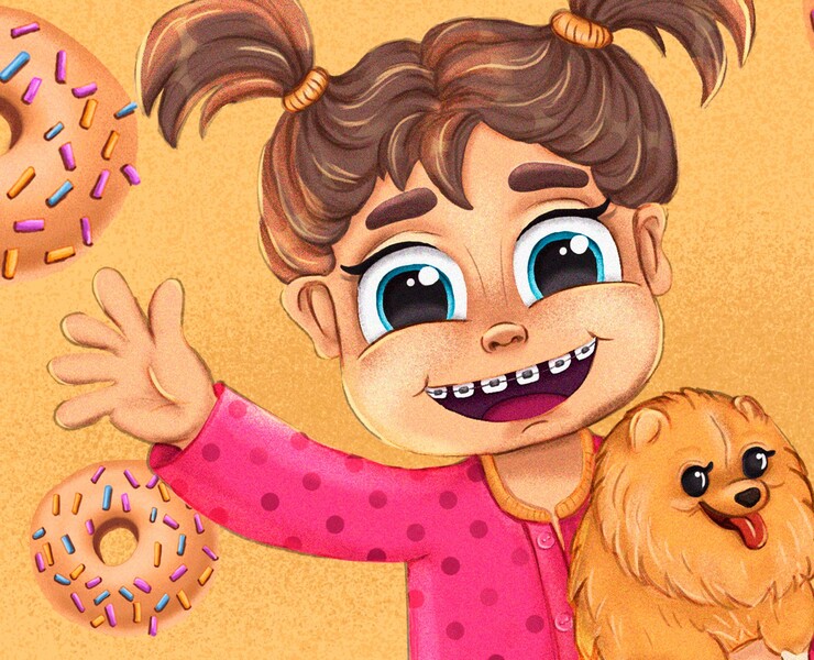Little girl character