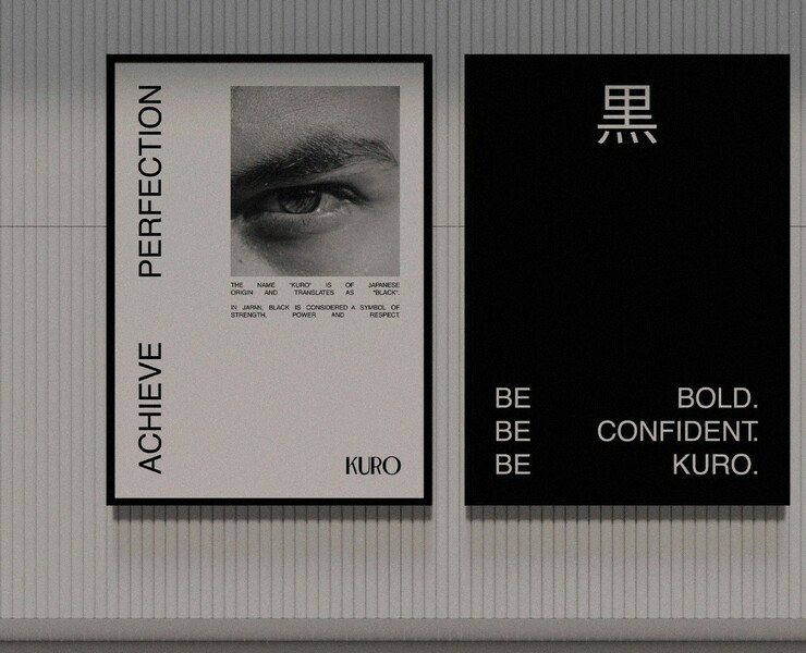 Kuro | Brand Identity | Men Skincare