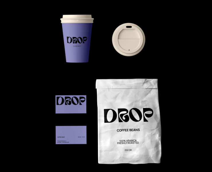DROP/ COFFEE SHOP/ VISUAL IDENTITY
