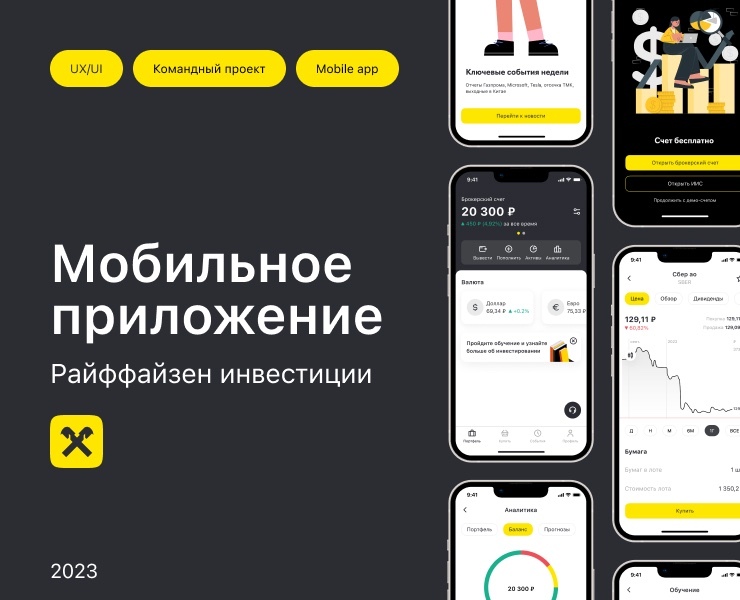 Мобильное приложение «Райффайзен инвестиции»
