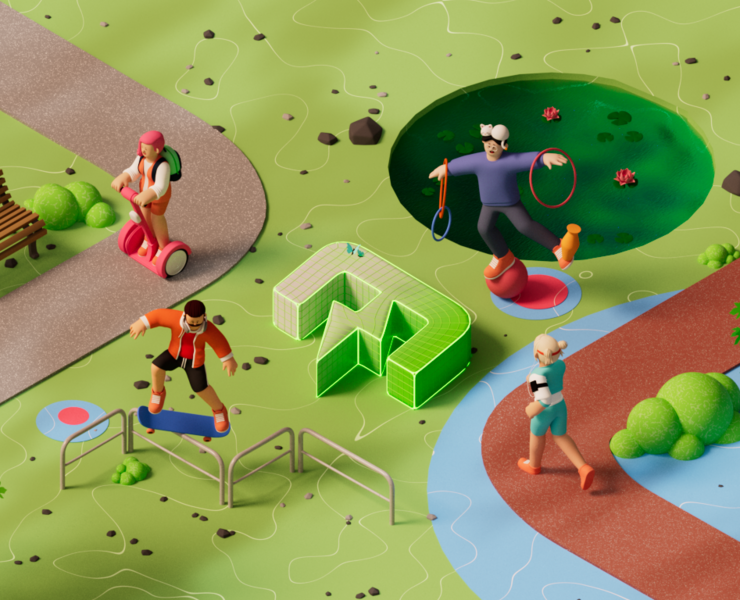 3d social banner design — 3D на Dprofile