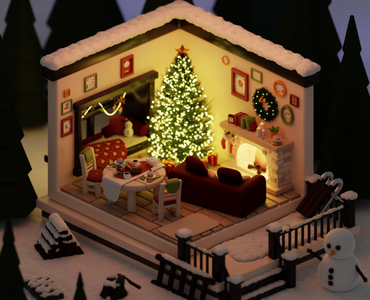 christmas room