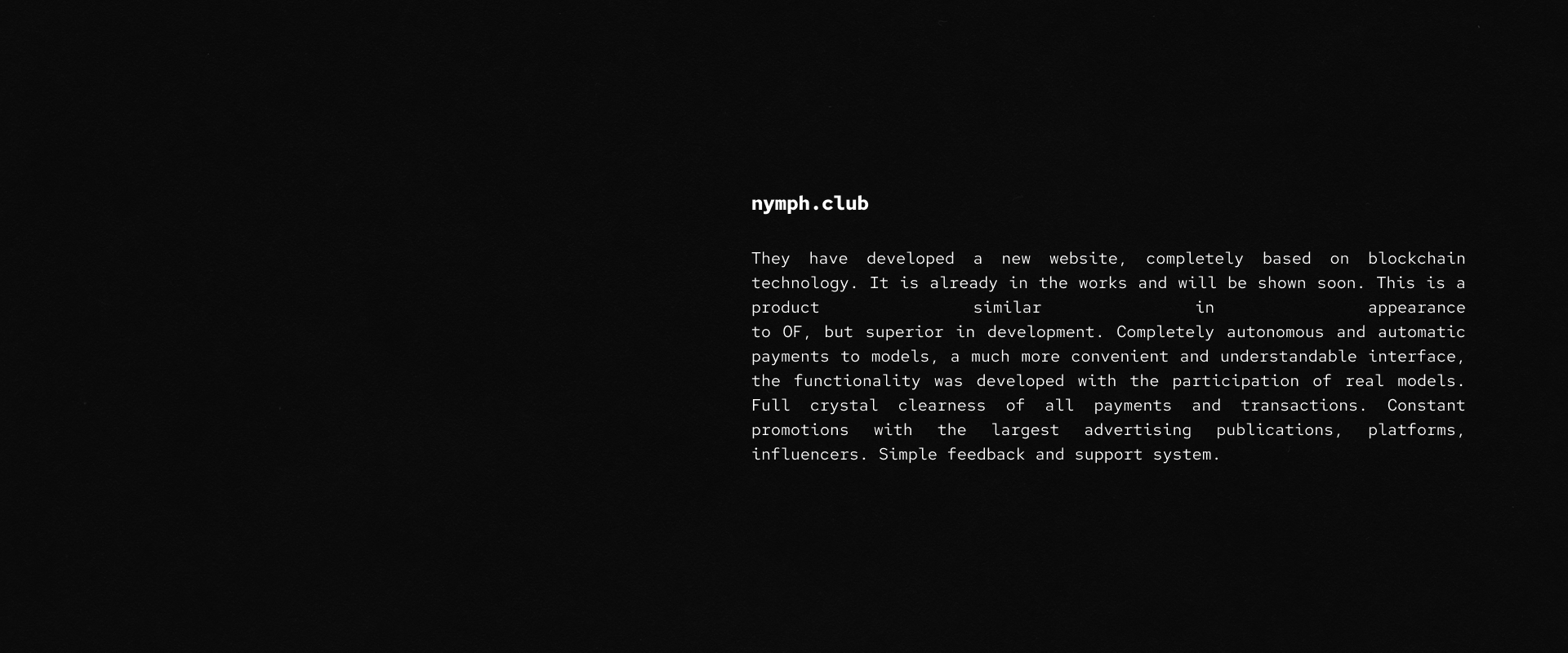Nymph Club — Изображение №8 — Брендинг, Маркетинг на Dprofile