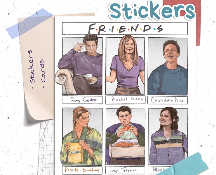 Friends — Иллюстрация, Графика на Dprofile