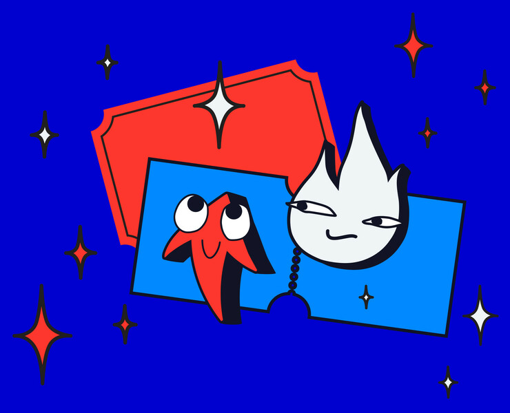 Stickers for SMM posts