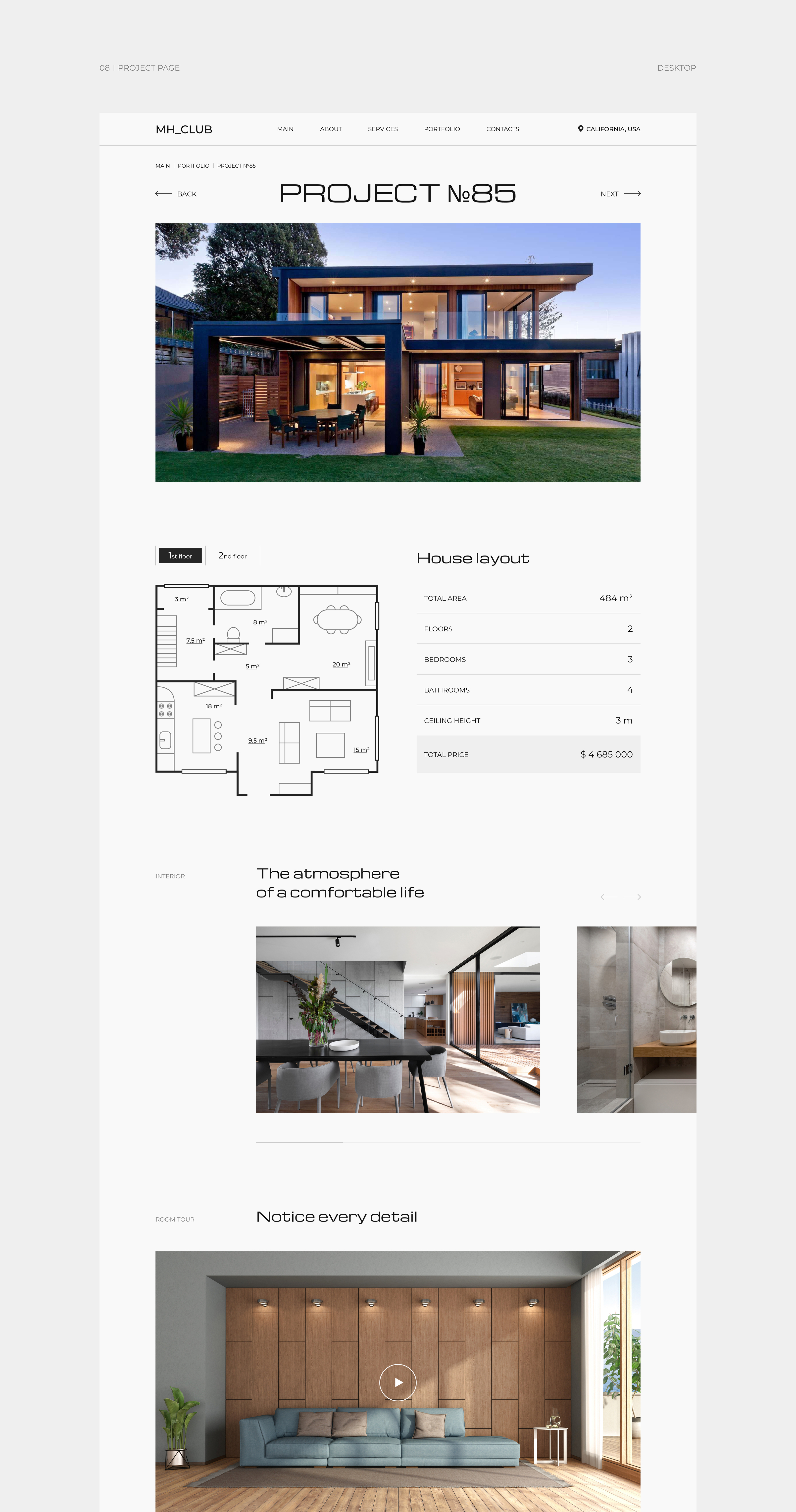 Corporate website | Architectural company — Изображение №11 — Интерфейсы на Dprofile