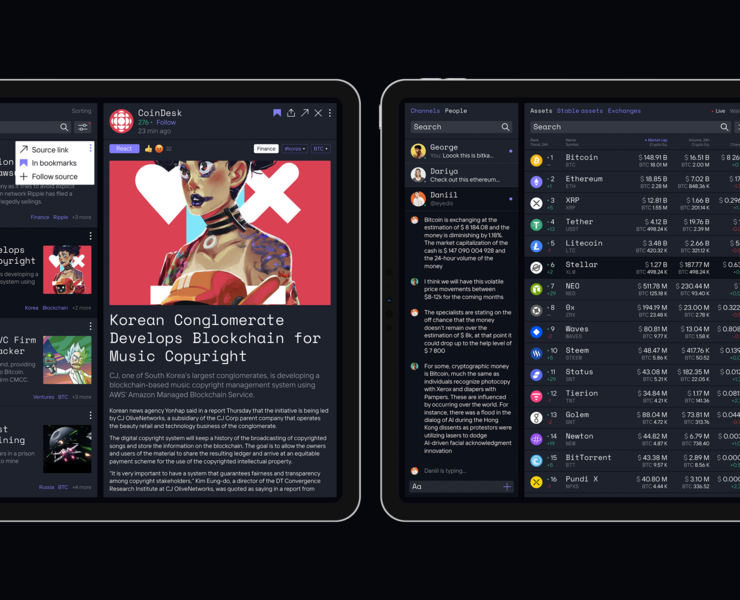 MoonHub. Платформа криптоагрегатор. на Dprofile