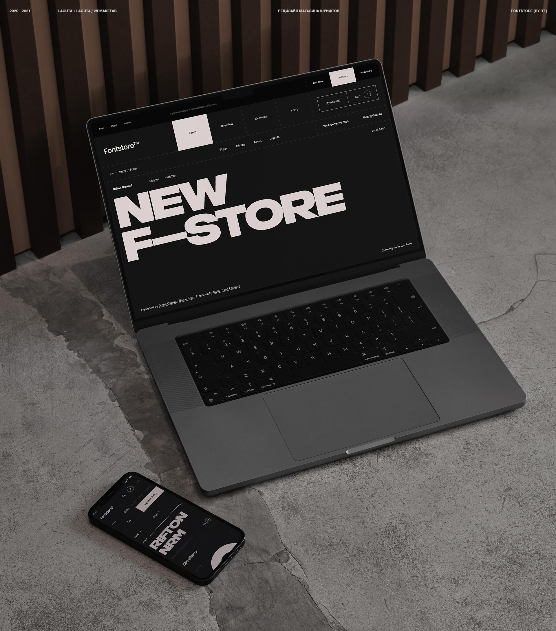 Fontstore web — Изображение №1 — Интерфейсы на Dprofile
