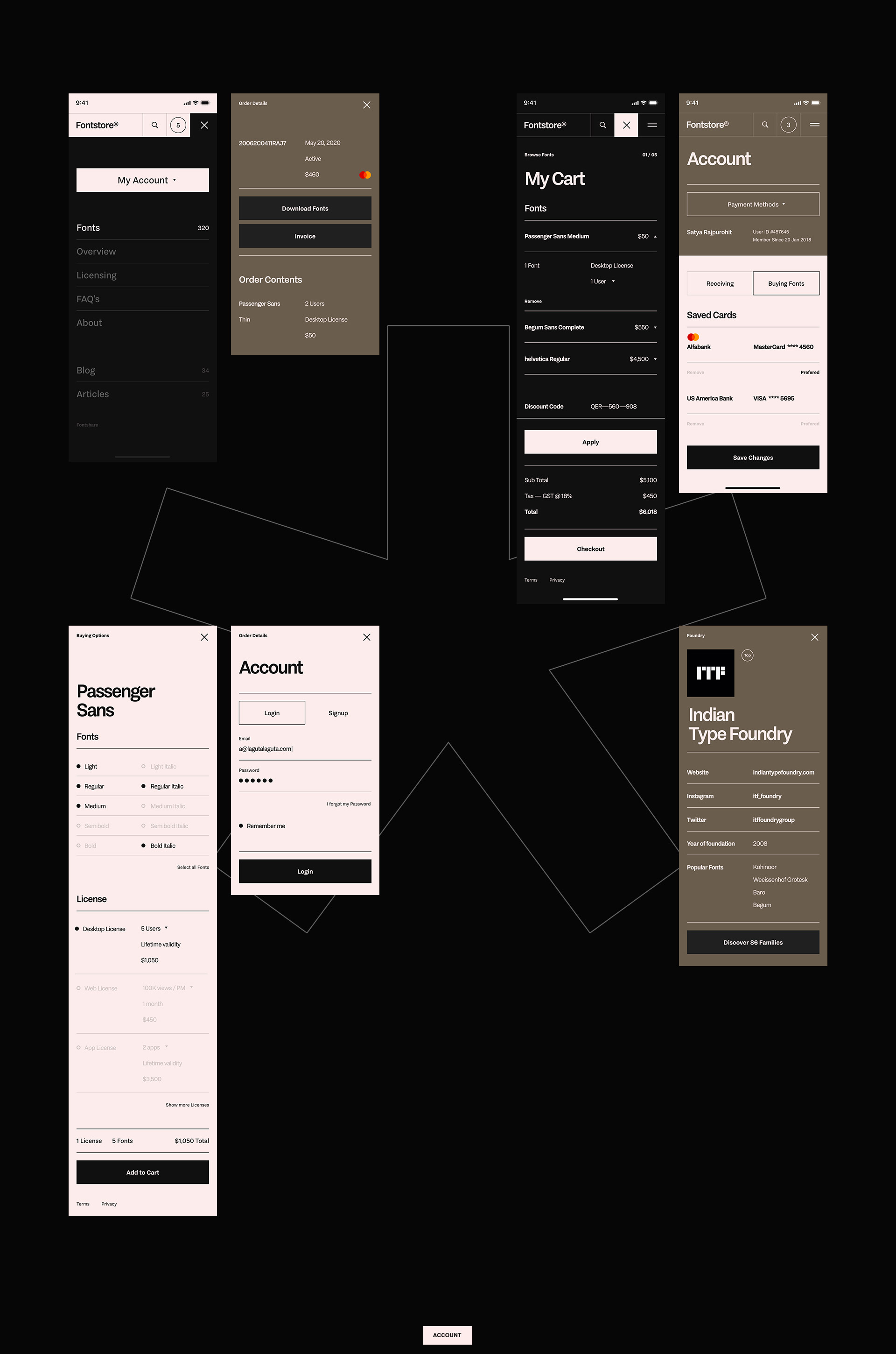 Fontstore web — Изображение №16 — Интерфейсы на Dprofile