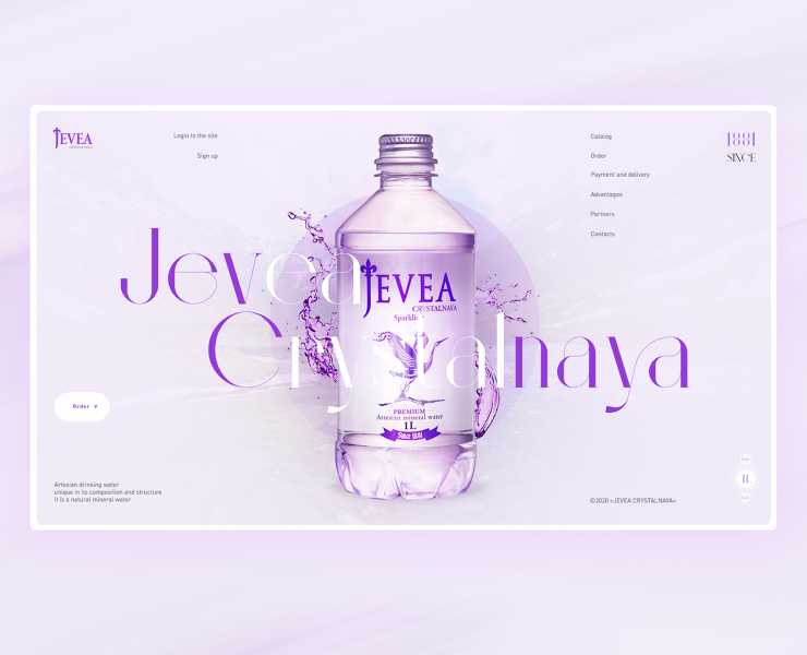 Jevea Crystalnaya ux/ui | Сайт на Тильда