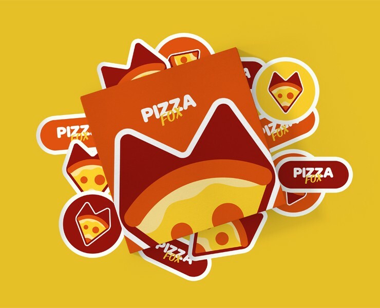 Айдентика пиццерии l Branding for Pizza Fox