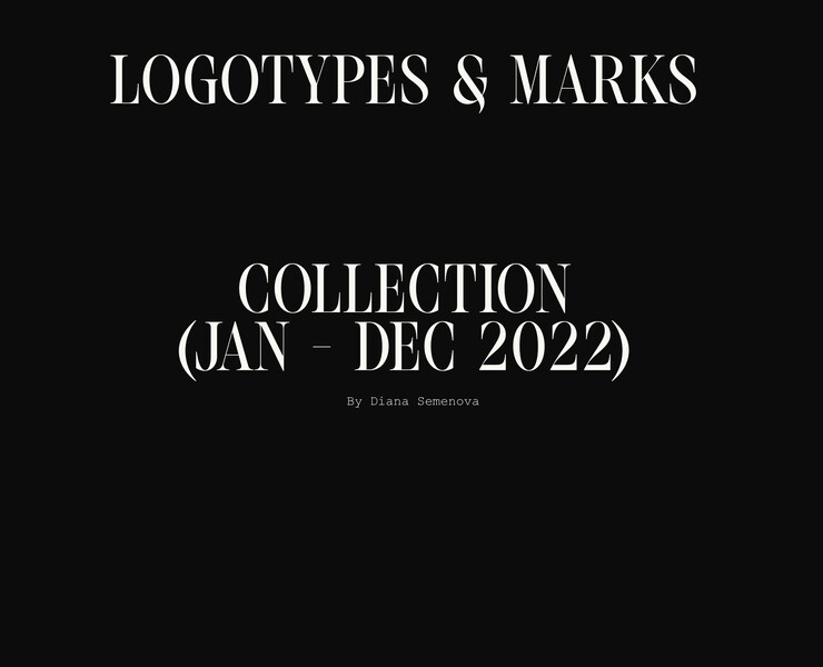 Logofolio / Logotypes & Marks 2022