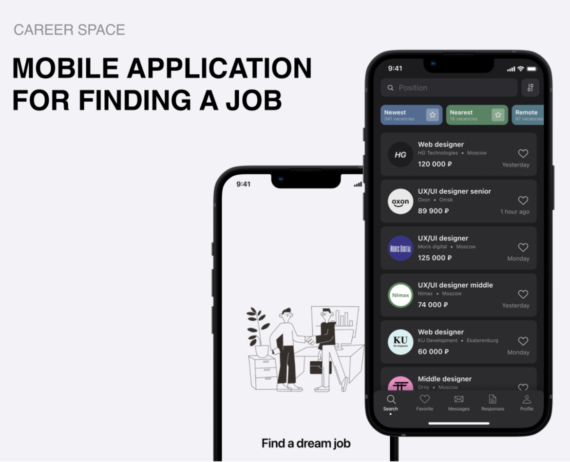 Mobile app | Career Space