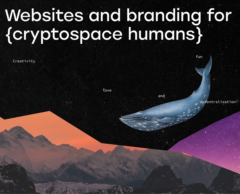 Websites and branding for crypto startups