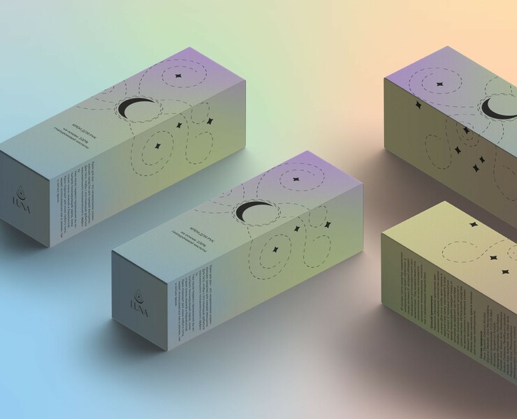 LUNA Brand Identity. Package design