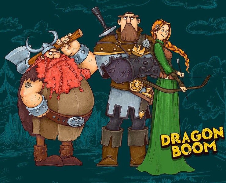 BOARD GAME. Dragon boom.