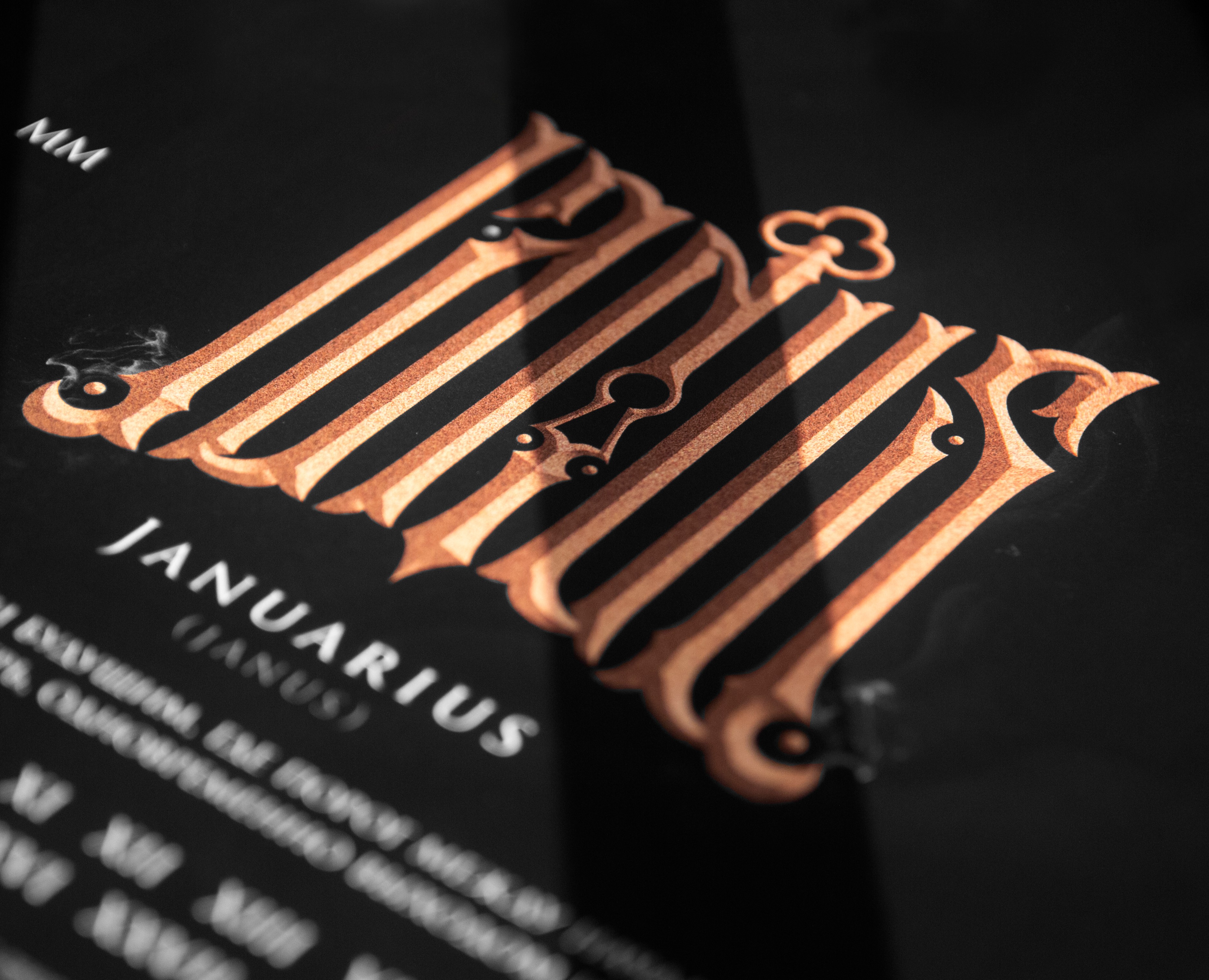 CALENDARIUM "memento mori": Letterings/logos/colages