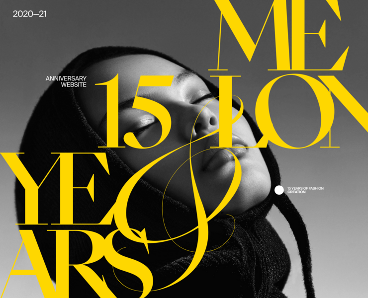 Melon Fashion Group 15th anniversary — Интерфейсы, Анимация на Dprofile