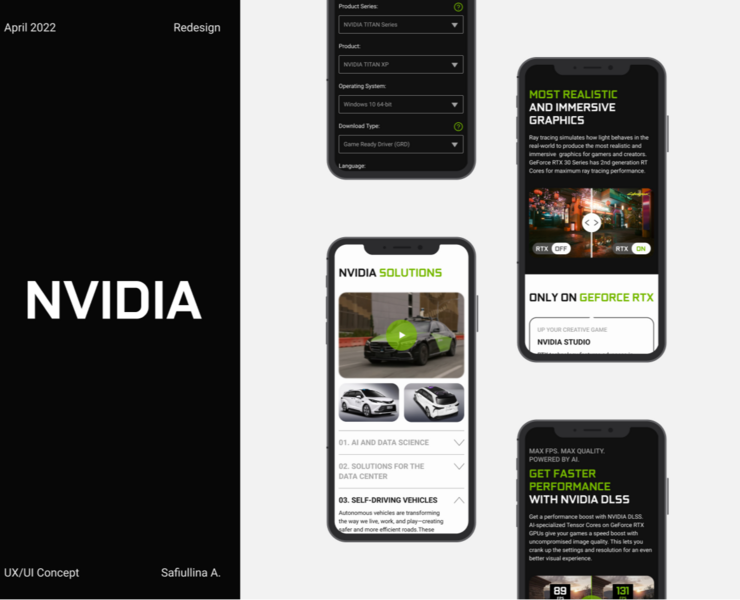 NVIDIA — Corporate website redesign