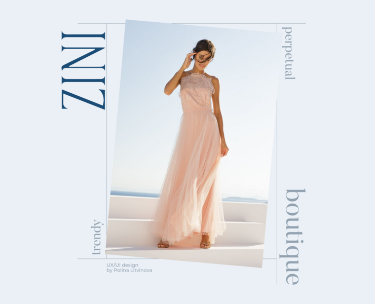 Zini boutique- Редизайн-концепт (e-commerce)