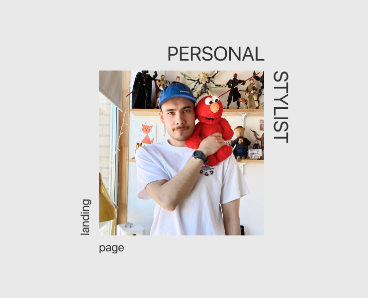 Personal website for stylists