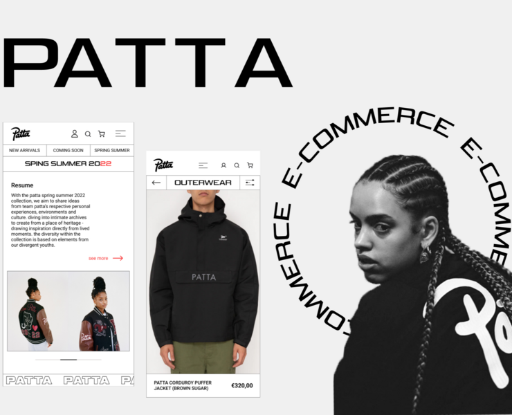 E-commerce redesign | Patta
