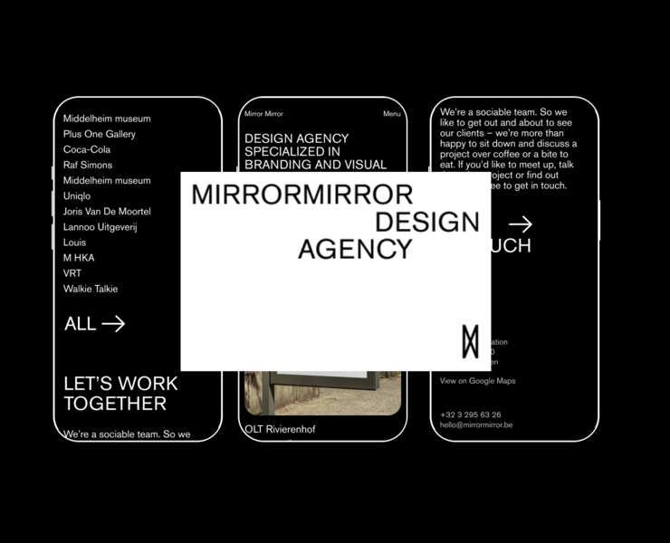 Mirror Mirror Agency Identity and Website