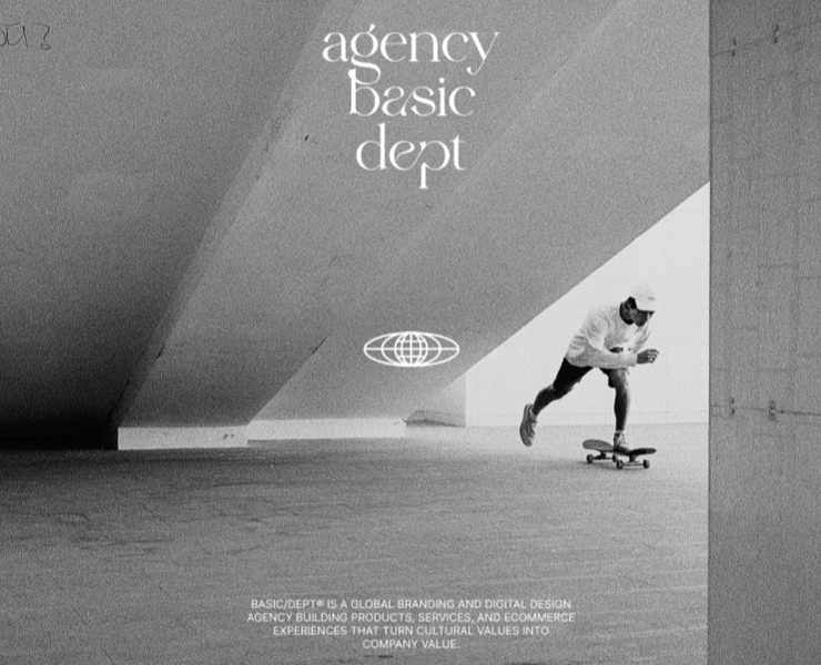 BASIC/DEPT AGENCY - studio identity & website