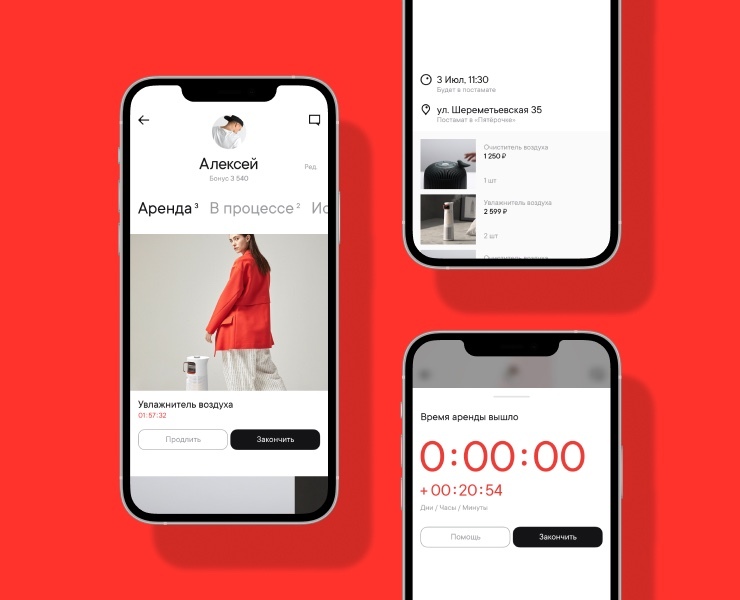 Anity. Приложение аренды