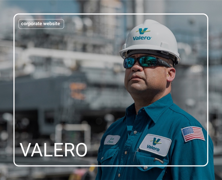 VALERO | corporate website на Dprofile