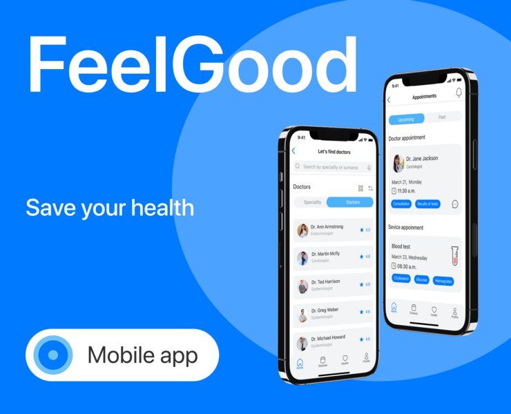 FeelGood - mobile app for healthcare