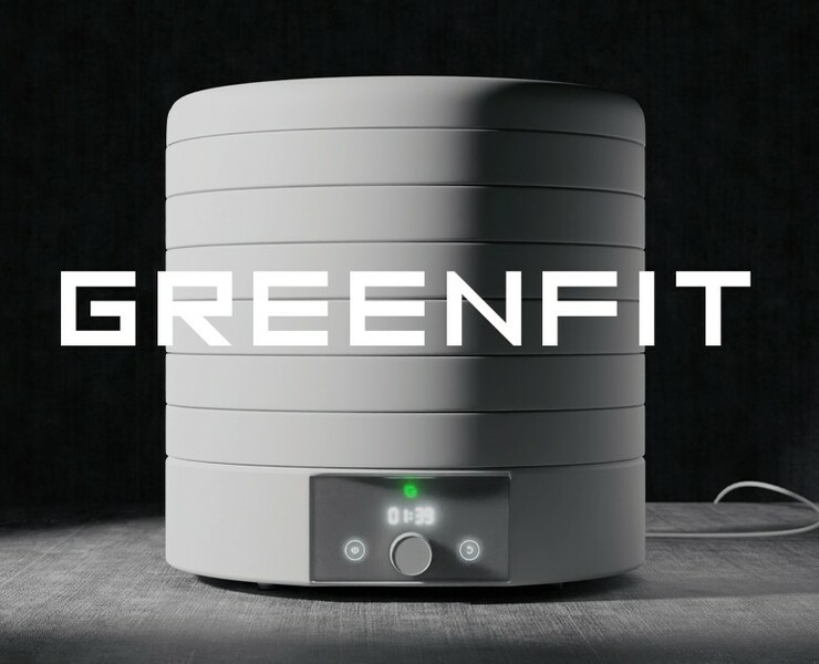 Greenfit — Умная сушилка. Дизайн прибора и интерфейса.