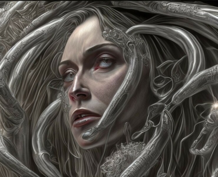 Le pont Mirabeau par Hans Ruedi Giger