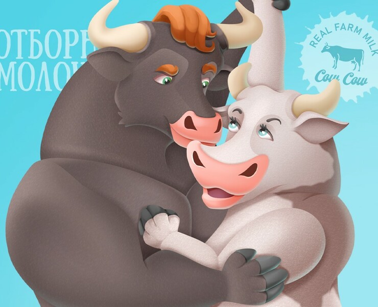 Milk/ Packaging/ Character design