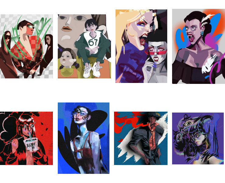 Visually Speaking/Portfolio of illustrations/2021-2023